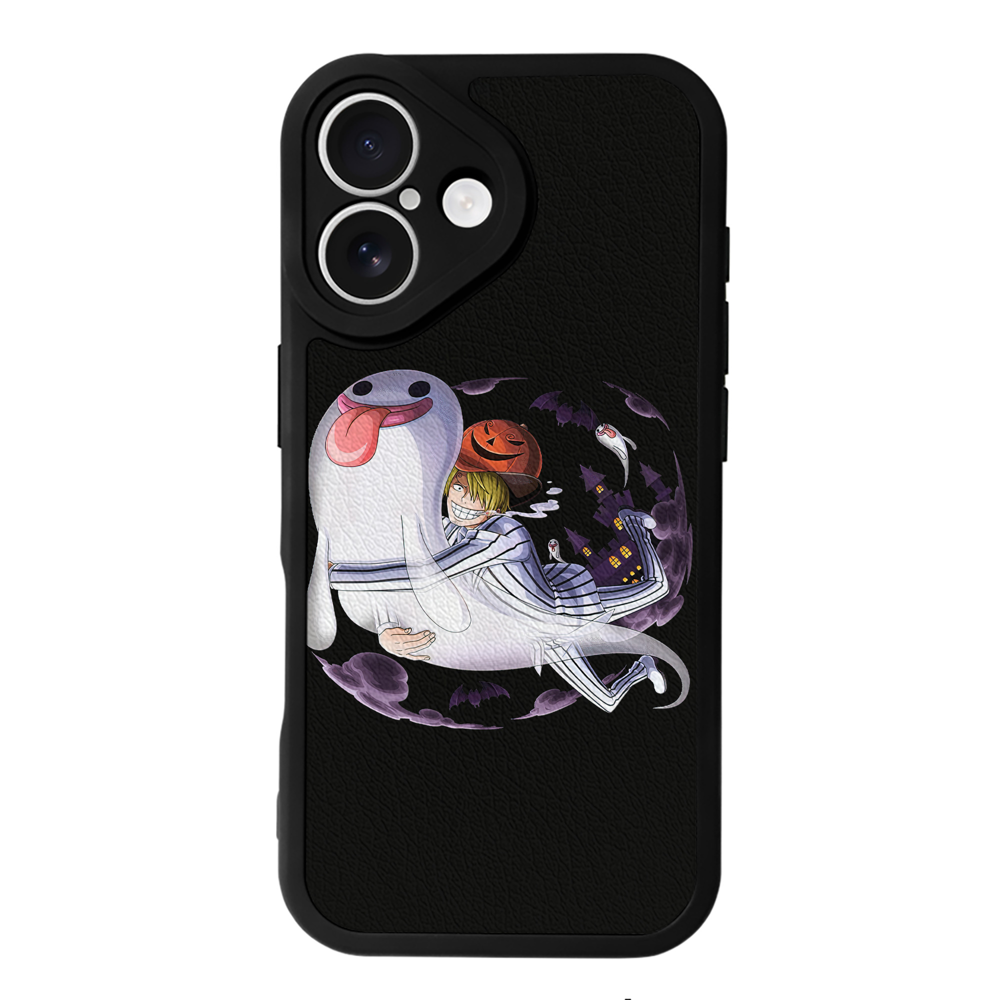 （画像用） ワンピース サンジ ONE PIECE Sanji 【iPhone 16シリーズ対応】シリコンスマホケース（レザー調） 材質：シリコン